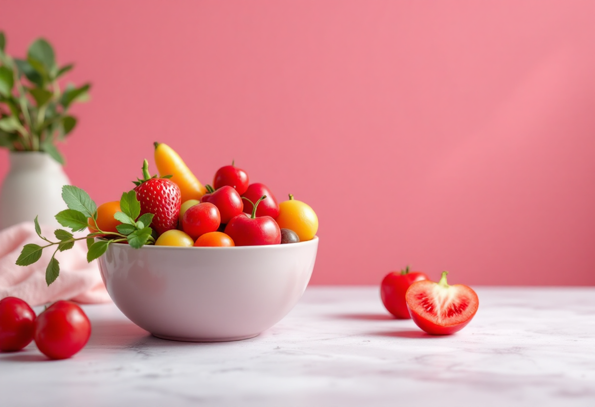 Bol de fruits sains pour enfants